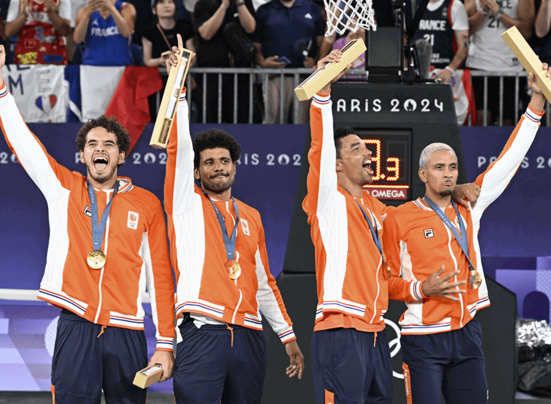 3X3basketbal Goud Os2024