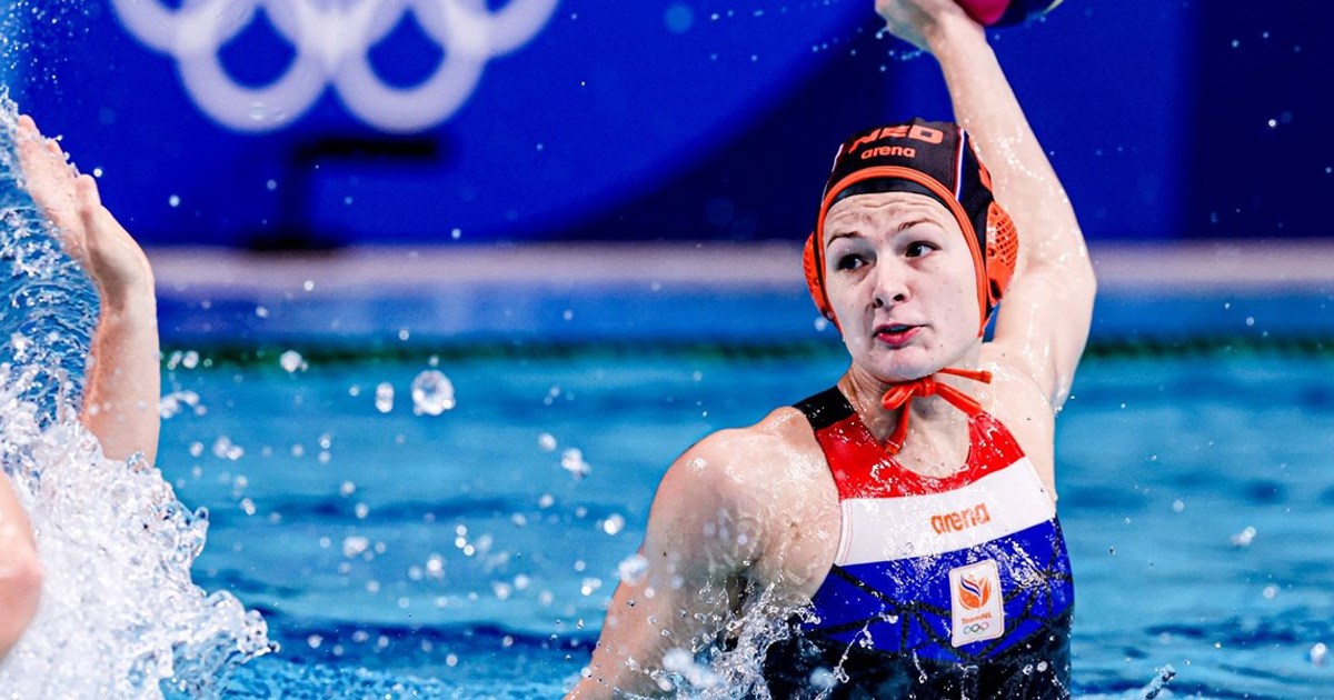 Waterpolo vrouwen finale USA NED OS Parijs 2024 TeamNL