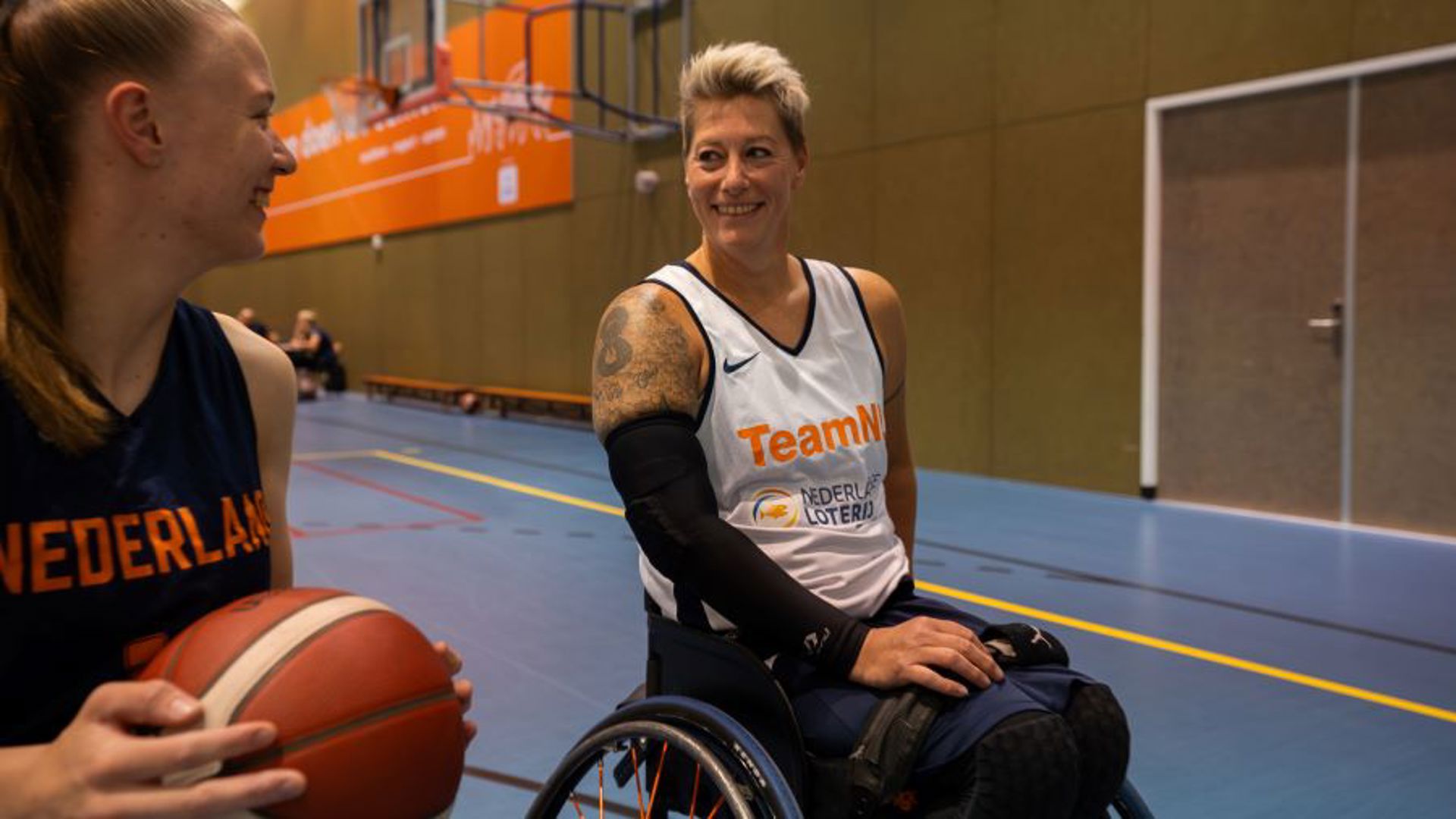 Rolstoelbasketbal Cher Korver Ylonne Post