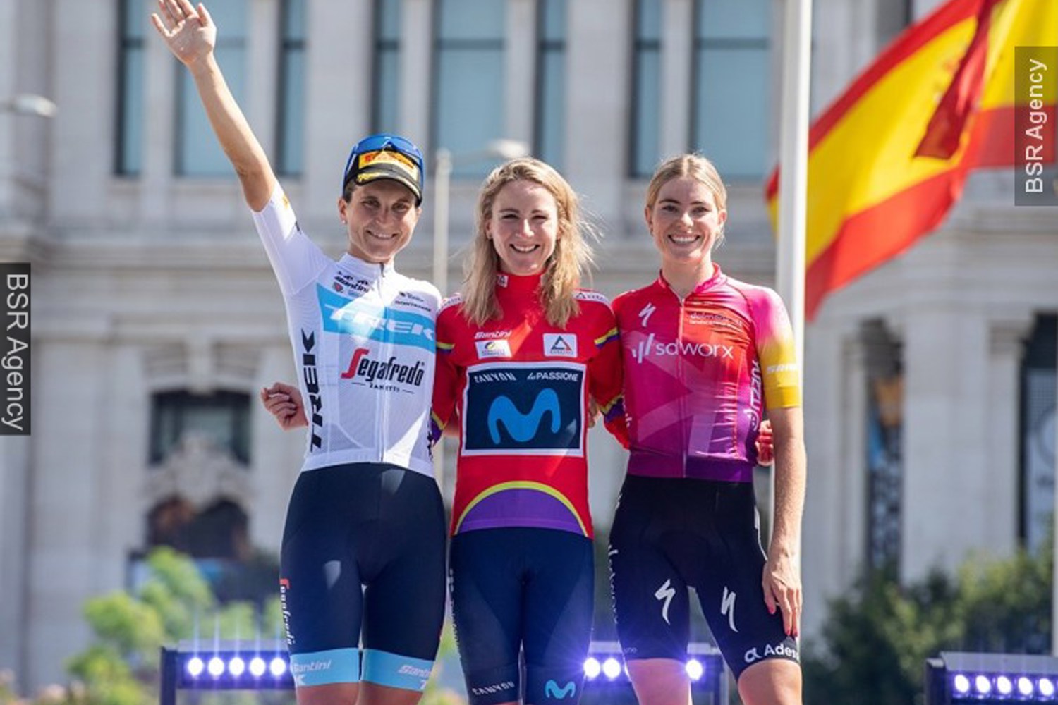 Vuelta Feminina 2022 Longo Borghini Vleuten Vollering BSR AGENCY